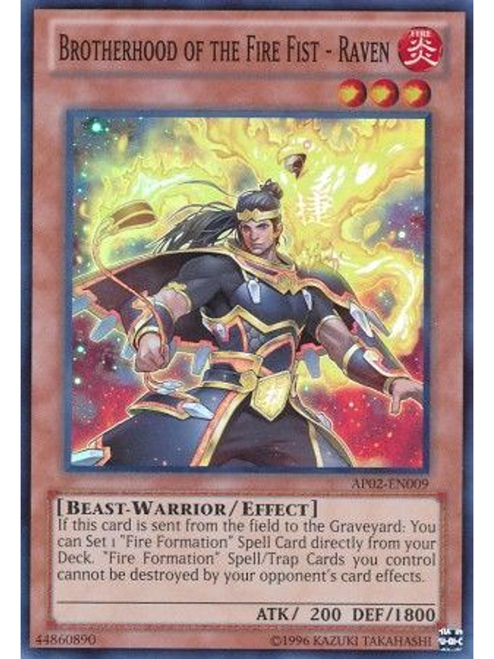 Brotherhood of the Fire Fist - Raven - AP02-EN009 - Super Rare 1
