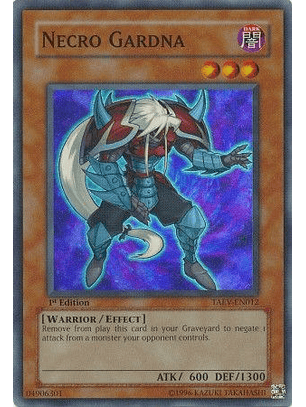 Necro Gardna - TAEV-EN012 - Super Rare 1st Edition