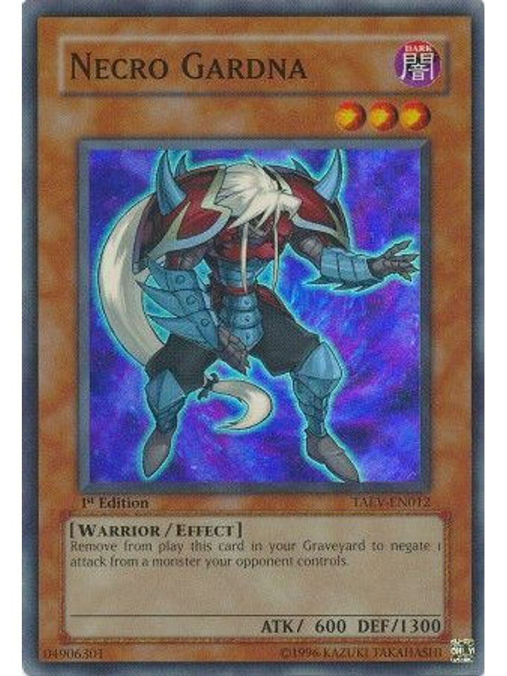 Necro Gardna - TAEV-EN012 - Super Rare 1st Edition 1