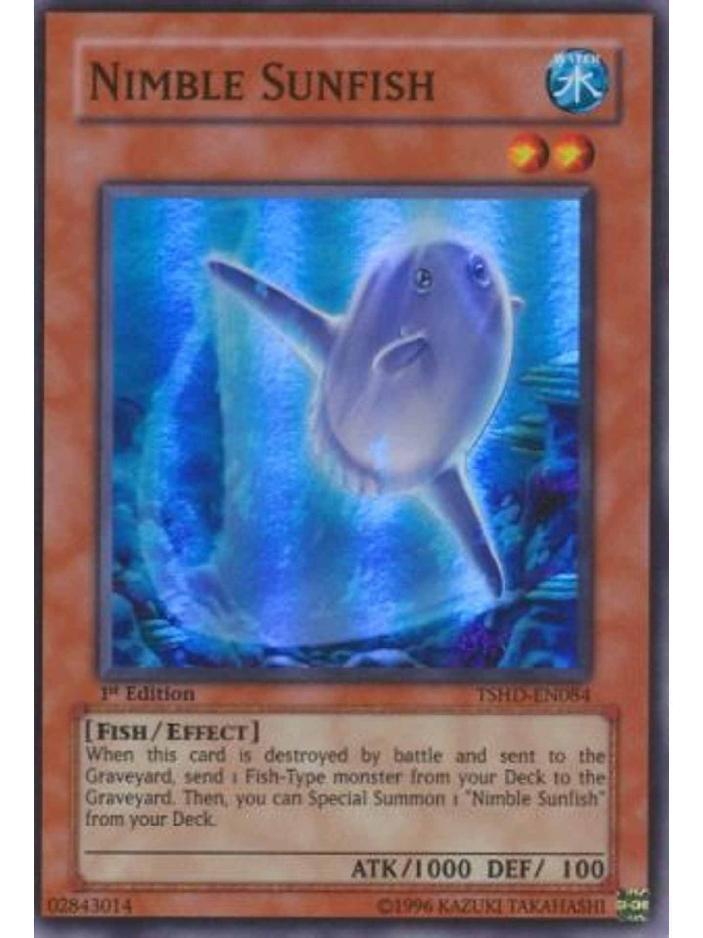 Nimble Sunfish - TSHD-EN084 - Super Rare 1st Edition 1