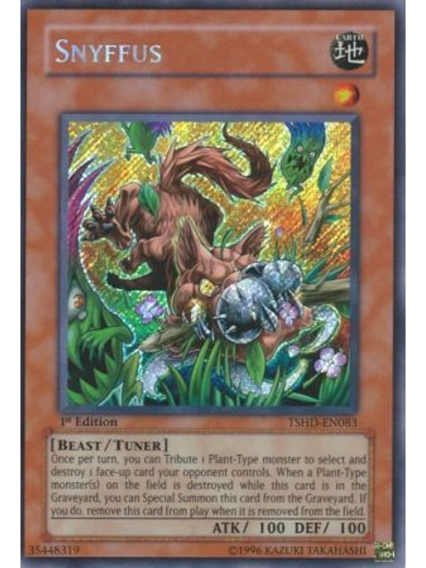 Snyffus - TSHD-EN083 - Secret Rare 1st Edition 1