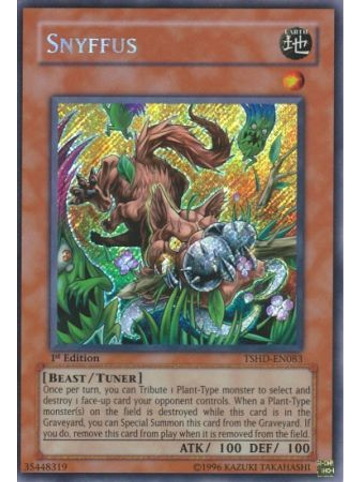 Snyffus - TSHD-EN083 - Secret Rare 1st Edition 1
