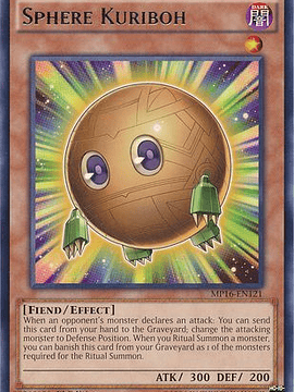 Sphere Kuriboh - MP16-EN121 - Rare 1st Edition