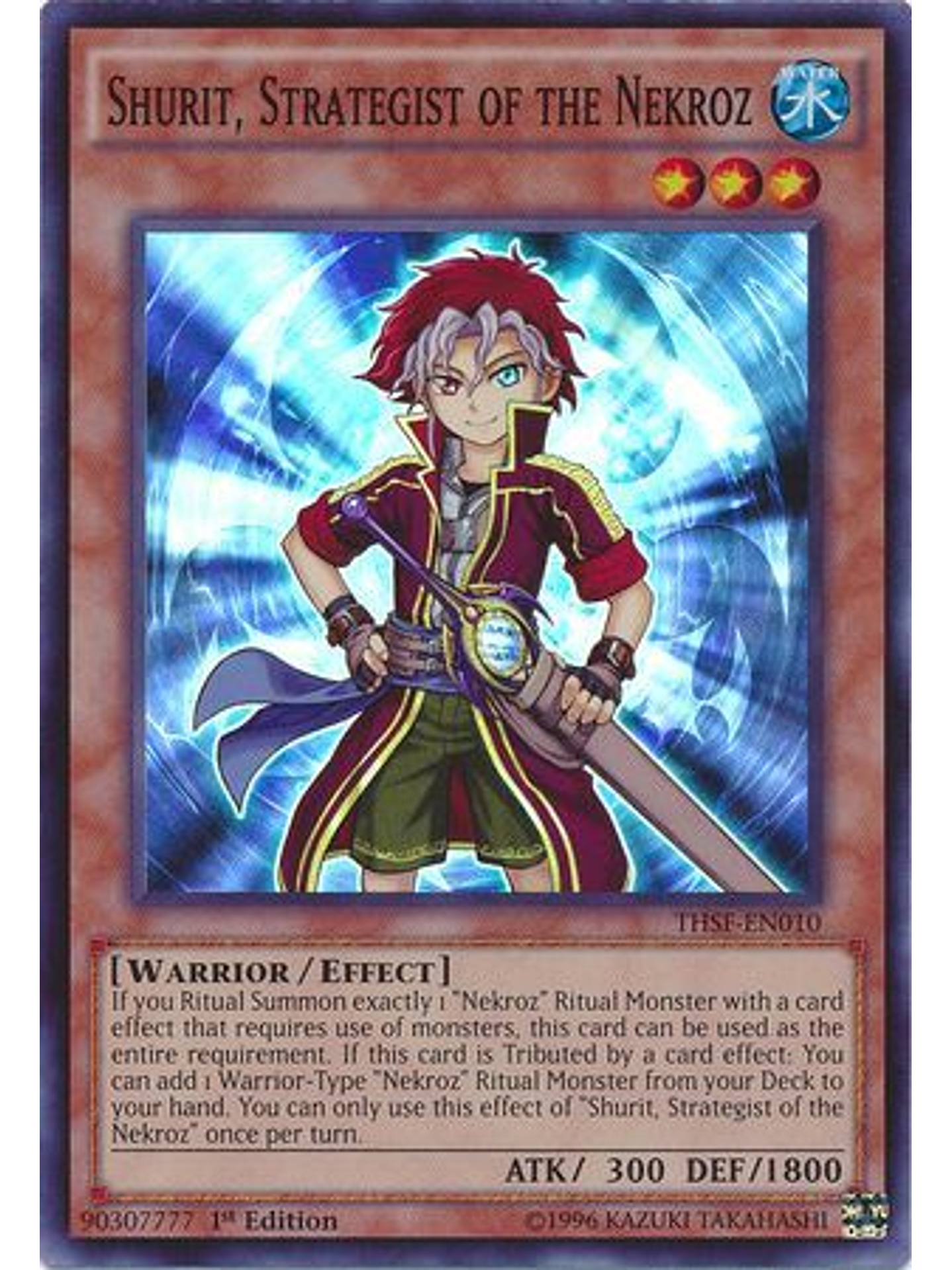 Shurit, Strategist of the Nekroz - THSF-EN010 - Super Rare 1st Edition 1