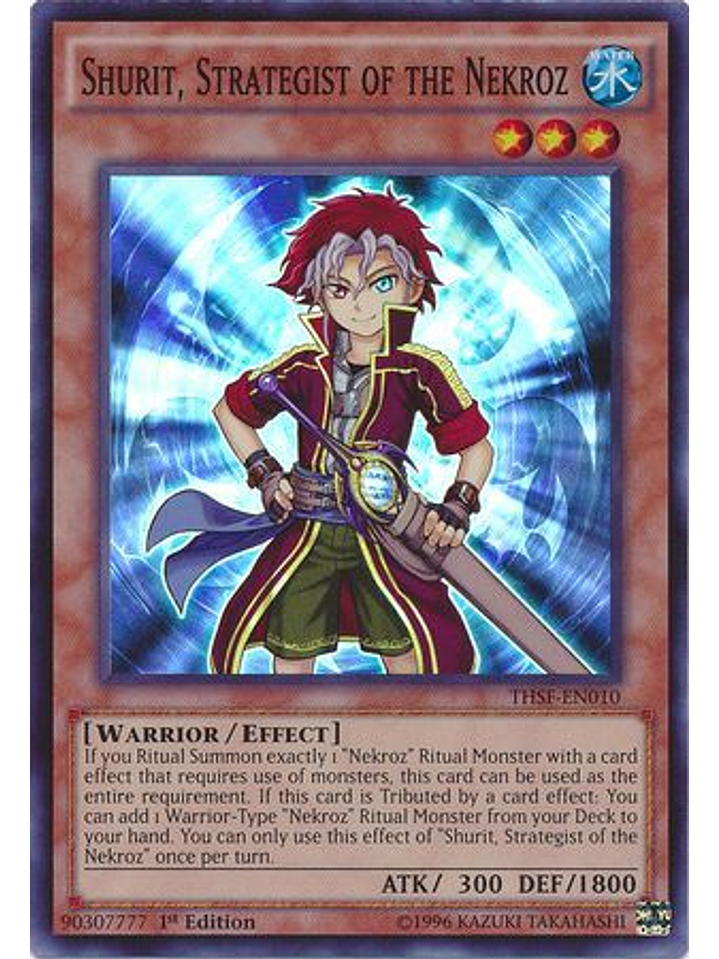 Shurit, Strategist of the Nekroz - THSF-EN010 - Super Rare 1st Edition 1