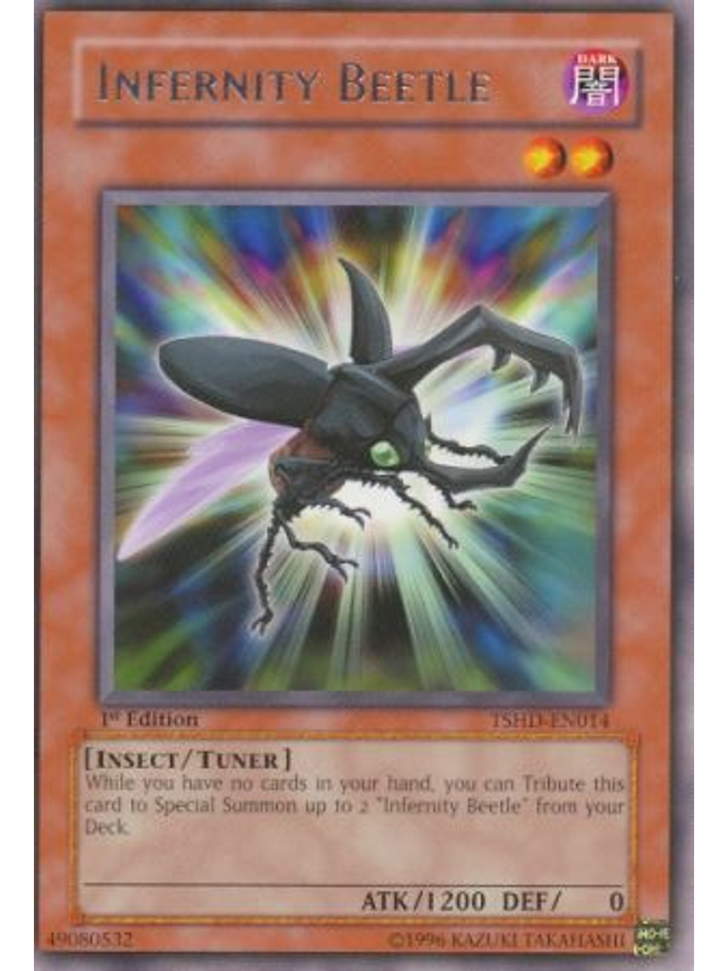 Infernity Beetle - TSHD-EN014 - Rare 1st Edition 1