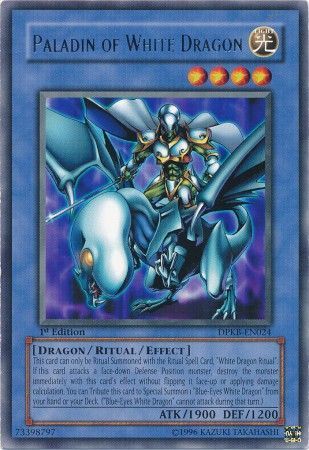 Paladin of White Dragon - DPKB-EN024 - Rare 1st Edition