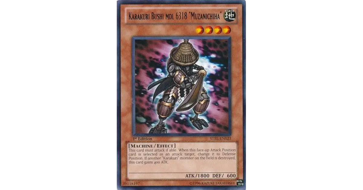 Karakuri Bushi Mdl 6318 Muzanichiha [STBL-EN023] Rare – L.A. Mood