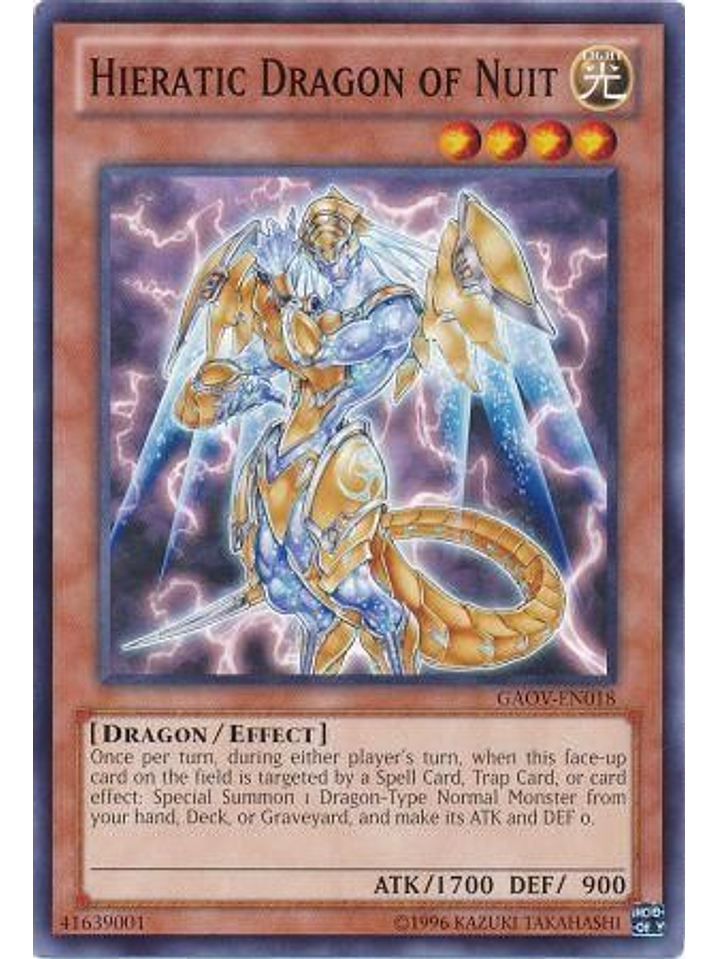 Hieratic Dragon of Nuit - GAOV-EN018 - Common Unlimited 1