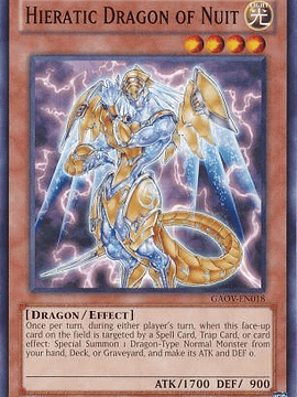 Hieratic Dragon of Nuit - GAOV-EN018 - Common Unlimited