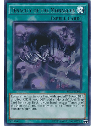 Tenacity of the Monarchs - SECE-EN061 - Rare Unlimited