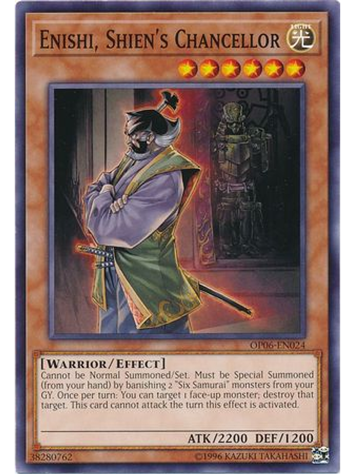 Enishi, Shien's Chancellor - OP06-EN024 - Common 1