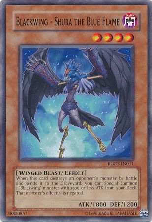 Blackwing - Shura the Blue Flame - RGBT-EN011 - Common Unlimited