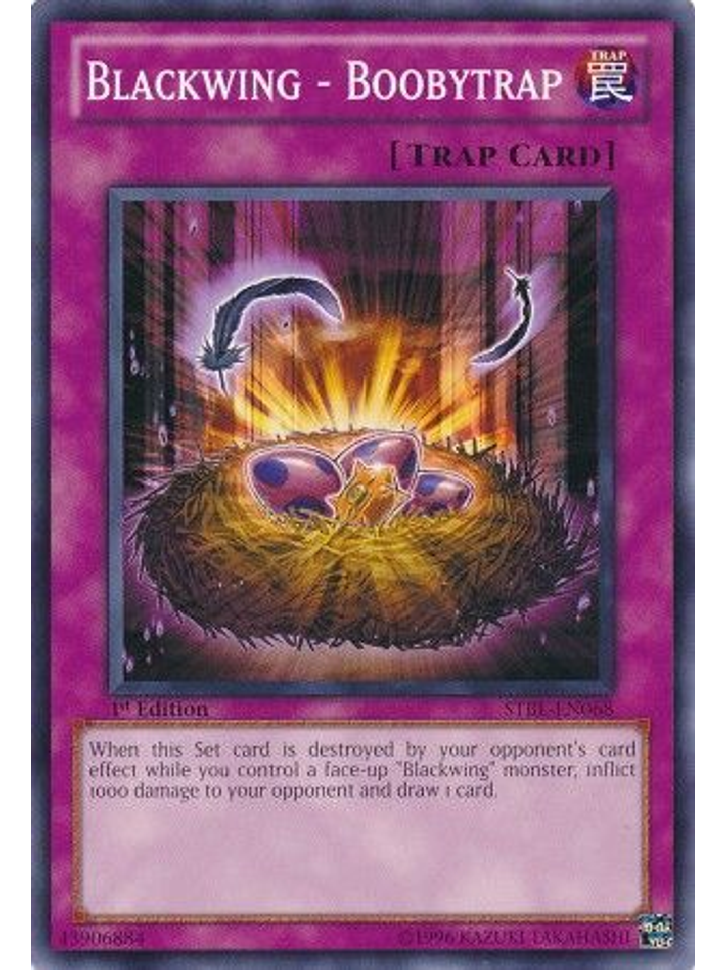 Blackwing - Boobytrap - STBL-EN068 - Common 1st Edition 1