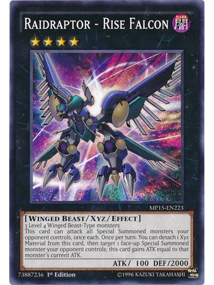 Raidraptor - Rise Falcon - MP15-EN223 - Common 1st Edition 1