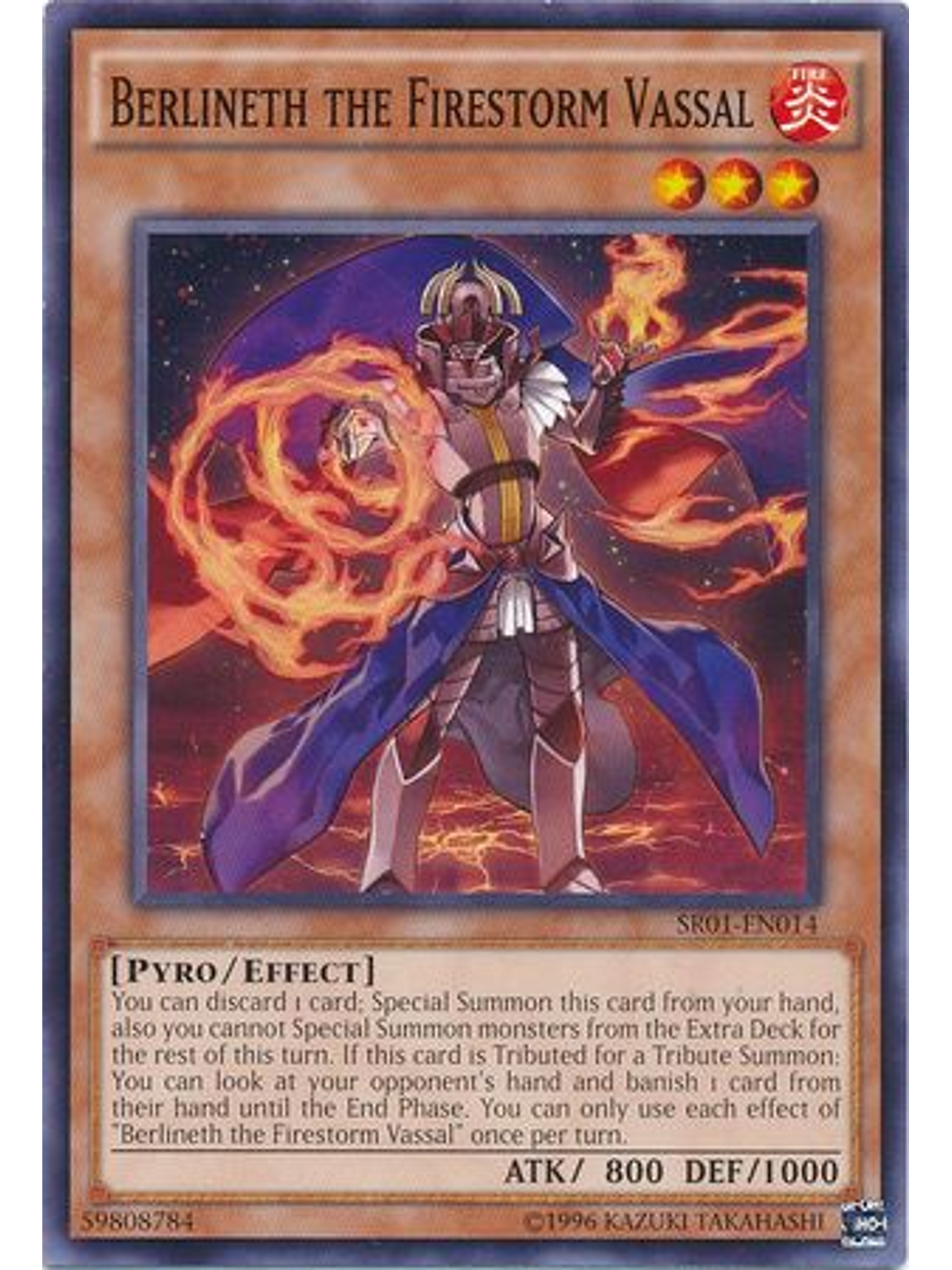 Berlineth the Firestorm Vassal - SR01-EN014 - Common Unlimited 1