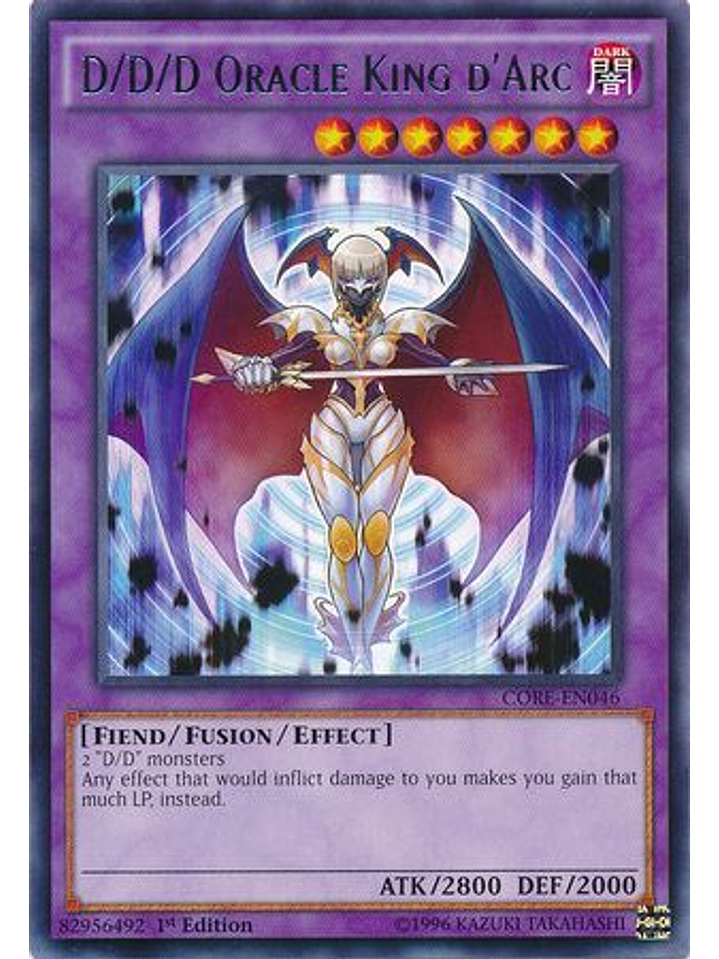 D/D/D Oracle King d'Arc - CORE-EN046 - Rare 1st Edition 1