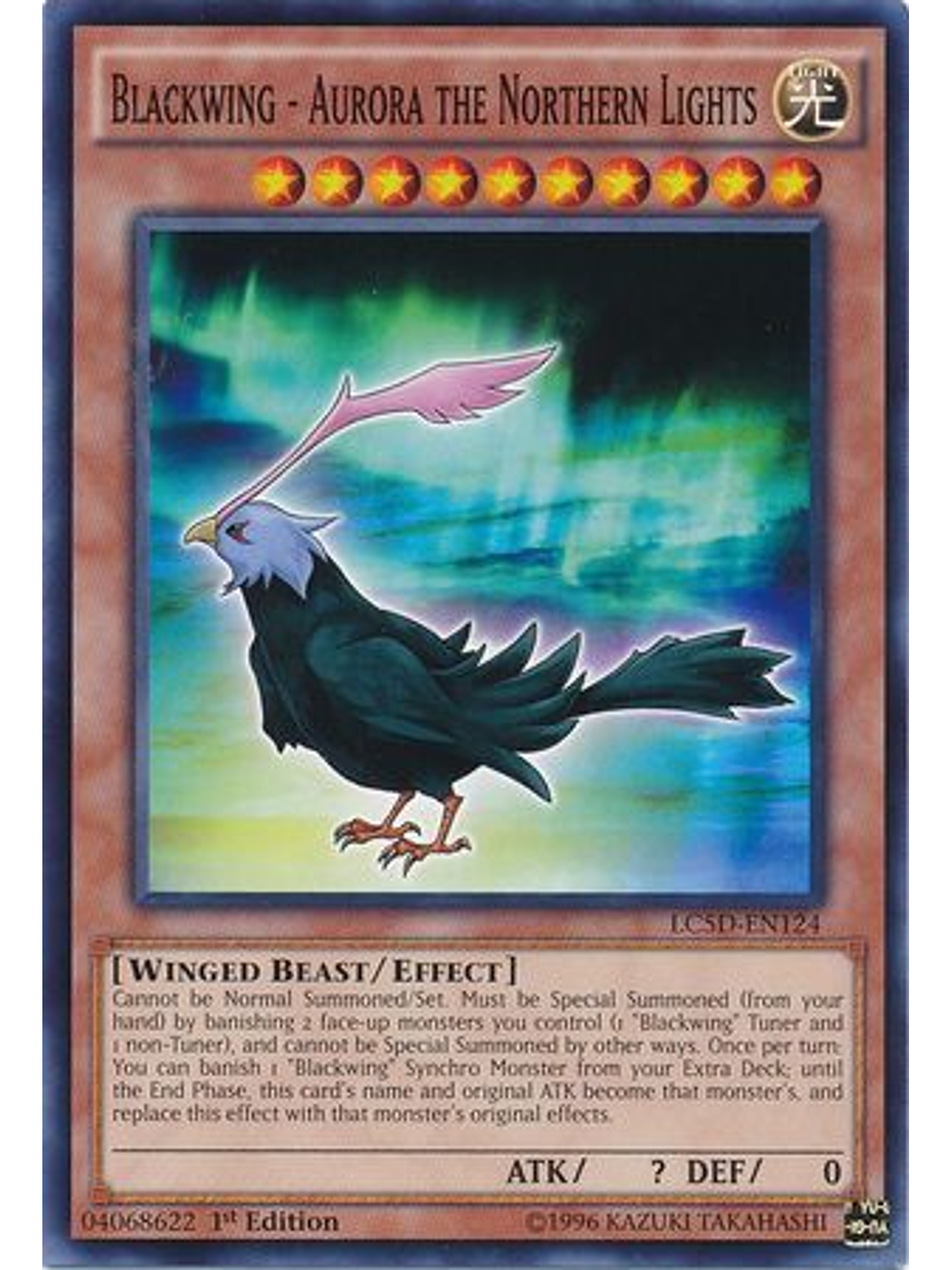 Blackwing - Aurora the Northern Lights - LC5D-EN124 - Common 1st Edition 1