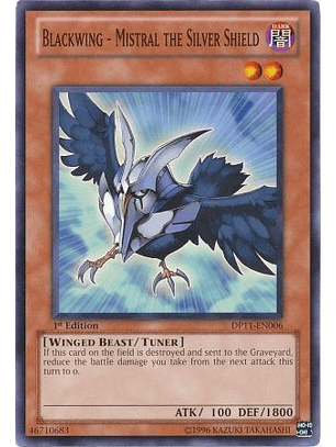 Blackwing - Mistral the Silver Shield- DP11-EN006 - Common 1st Edition