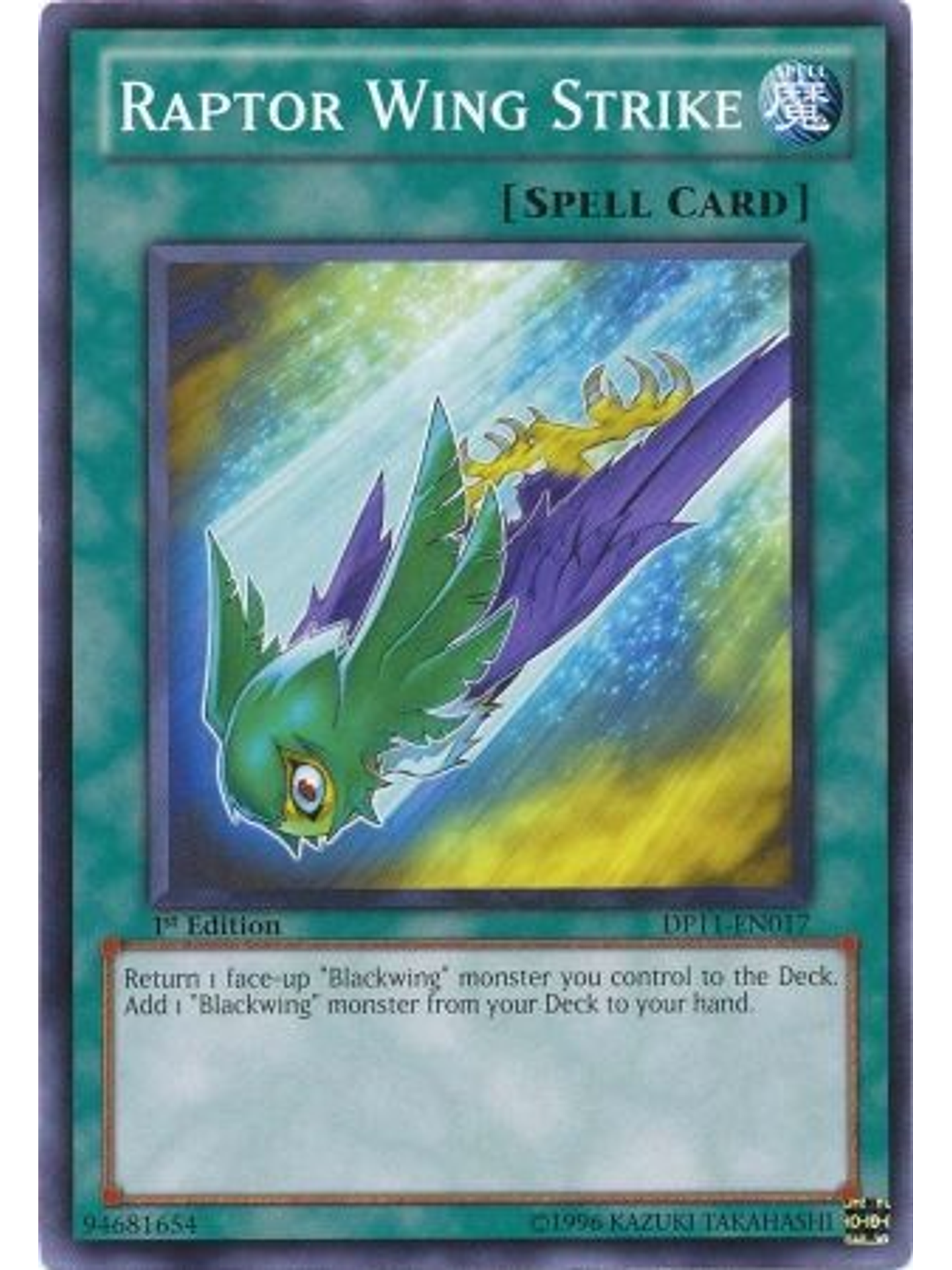Raptor Wing Strike - DP11-EN017 - Common 1st Edition 1