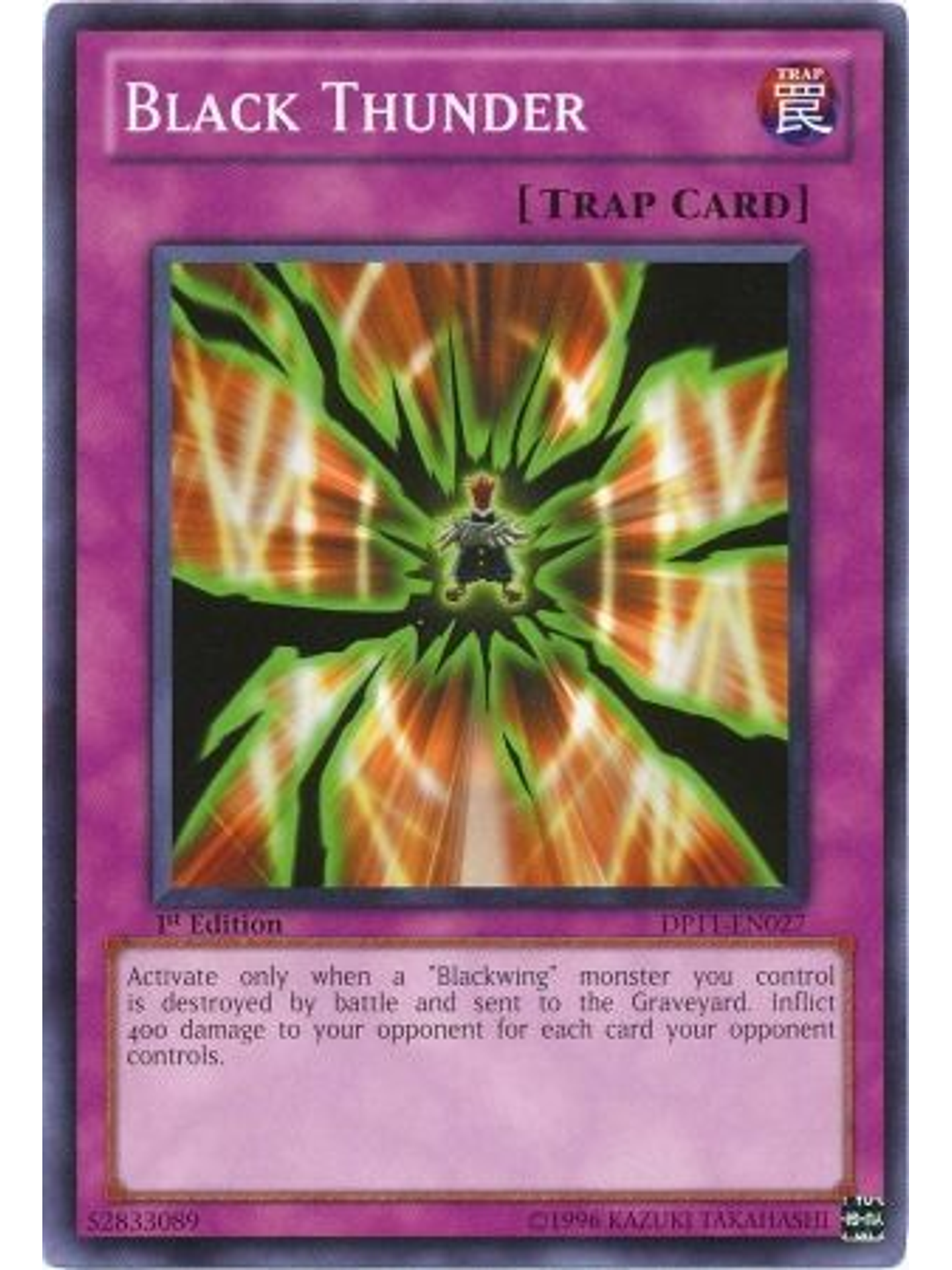 Black Thunder - DP11-EN027 - Common 1st Edition 1