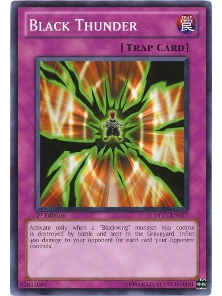 Black Thunder - DP11-EN027 - Common 1st Edition 1