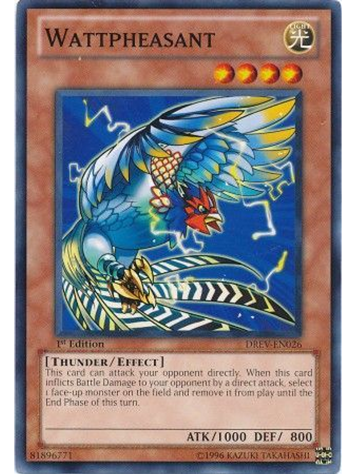 Wattpheasant - DREV-EN026 - Common 1st Edition 1