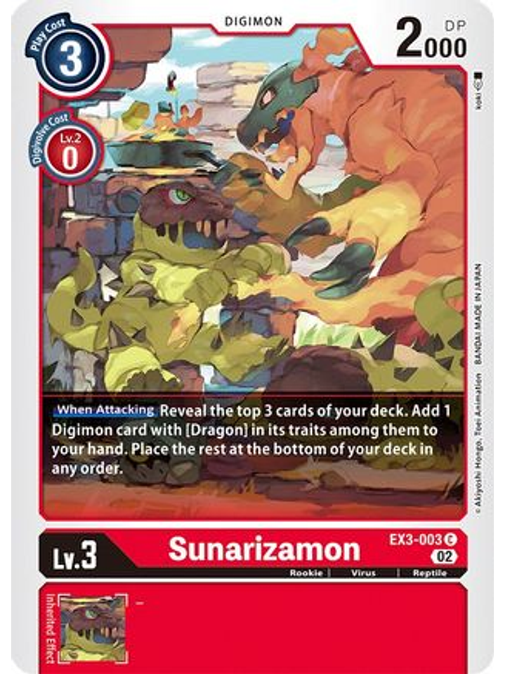 EX3-003 C Sunarizamon  1