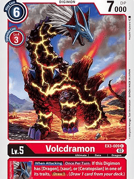 EX3-009 C Volcdramon 
