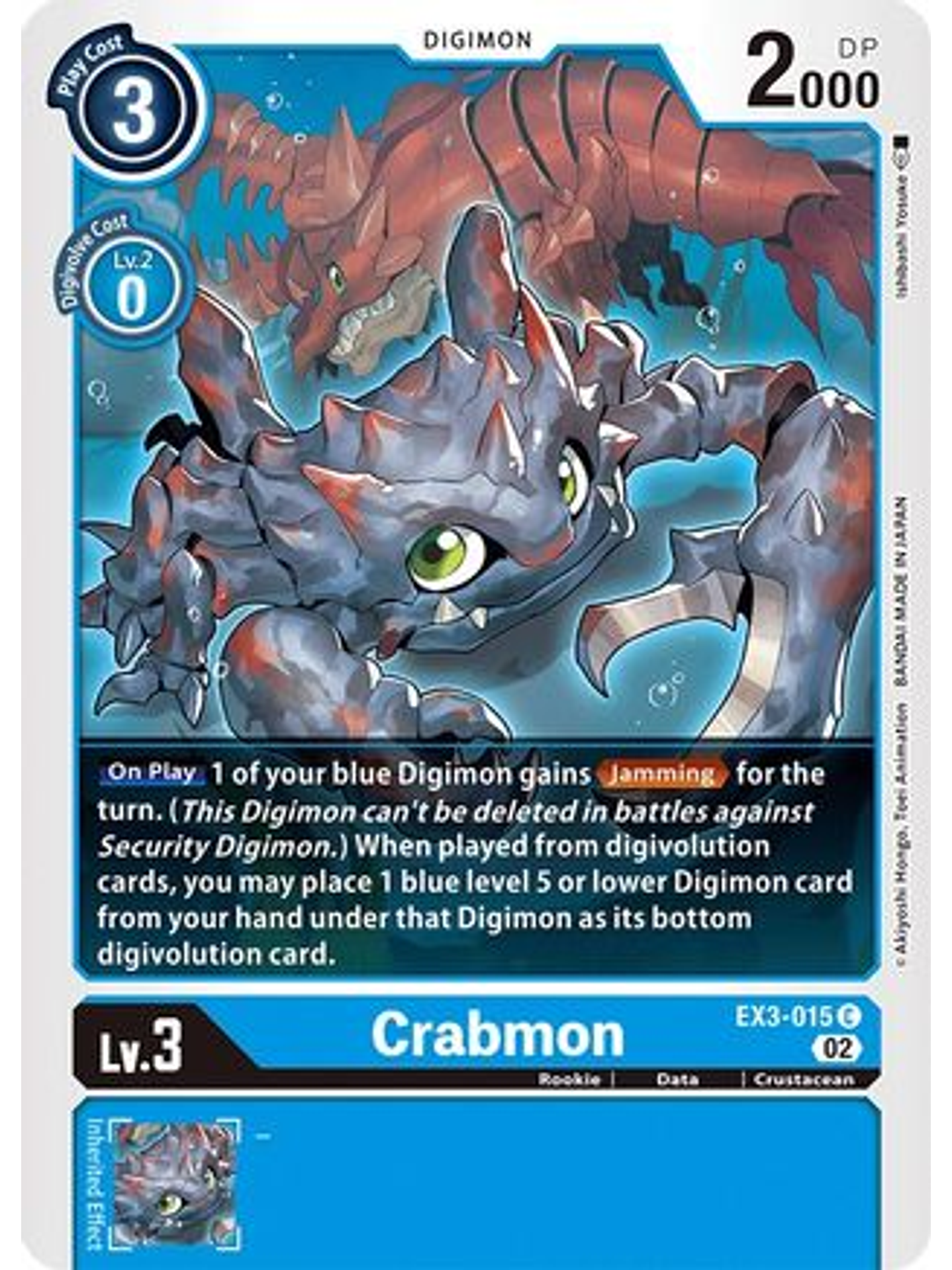 EX3-015 C Crabmon  1