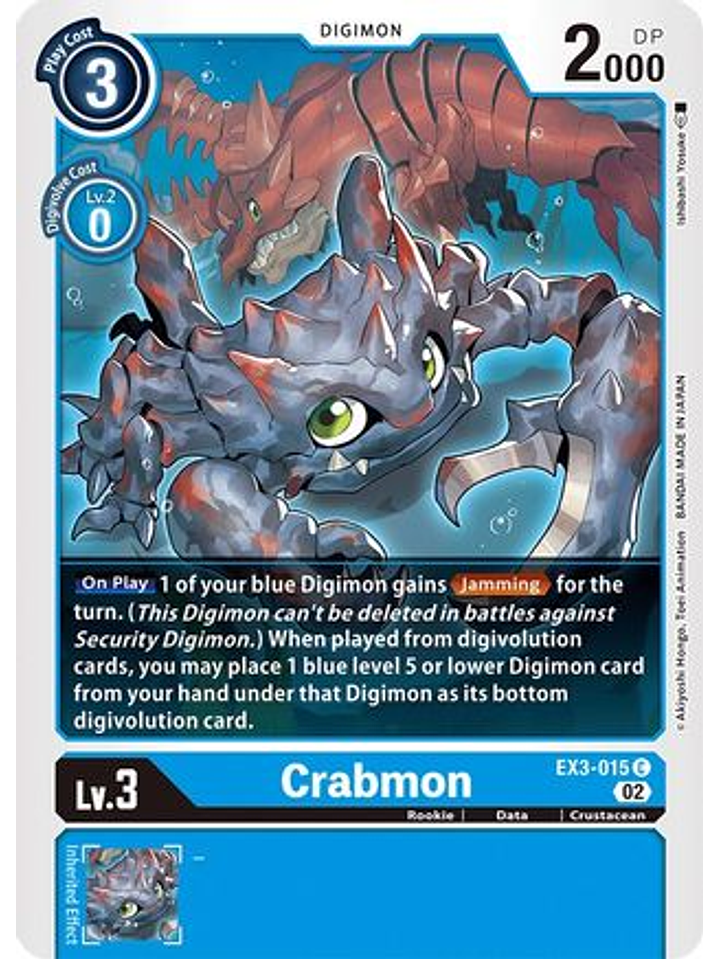 EX3-015 C Crabmon  1