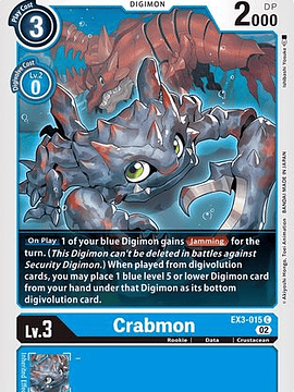 EX3-015 C Crabmon 