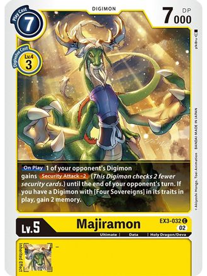 EX3-032 C Majiramon  1