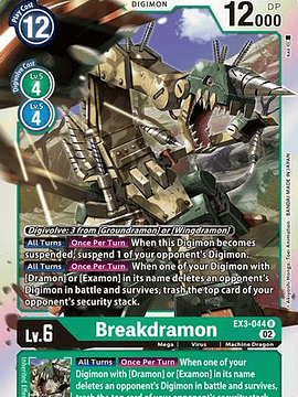 EX3-044 R Breakdramon 
