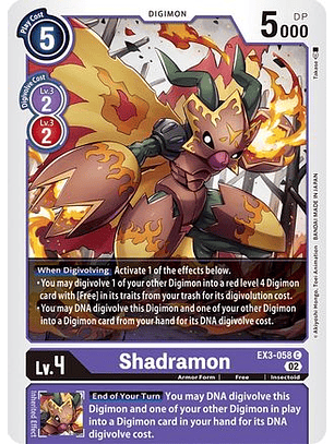 EX3-058 C Shadramon 
