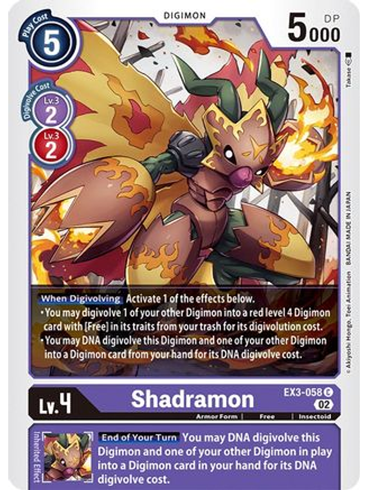 EX3-058 C Shadramon  1