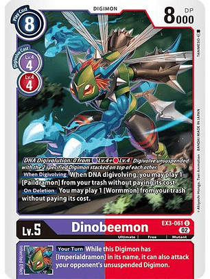 EX3-061 U Dinobeemon 