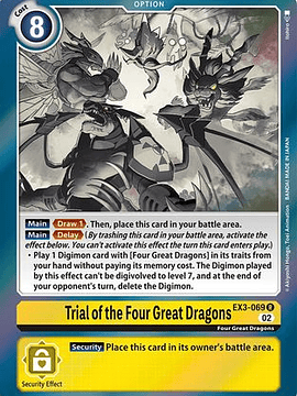 EX3-069 R Trial of the Four Great Dragons 