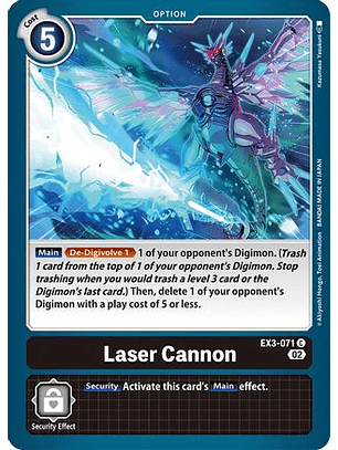 EX3-071 C Laser Cannon 