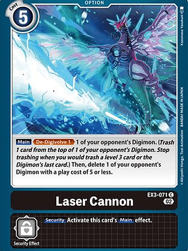 EX3-071 C Laser Cannon 