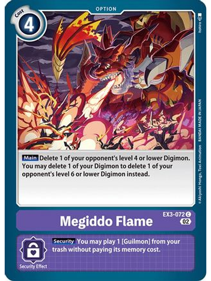 EX3-072 C Megiddo Flame  1