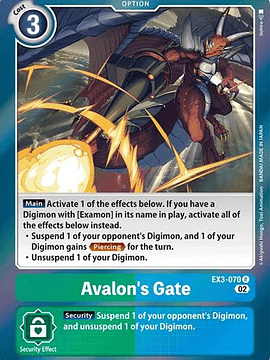 EX3-070 R Avalon's Gate 