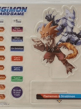 Figura Acrílica - Acrylic Sheet (Digimon Gift Box 2022)