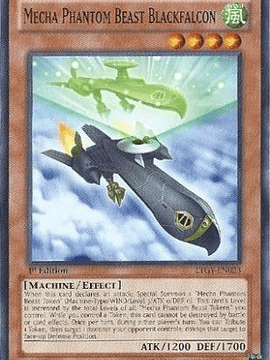 Mecha Phantom Beast Blackfalcon - LTGY-EN023 - Common 1st Edition