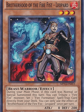 Brotherhood of the Fire Fist - Leopard - MP14-EN013 - Common 1st Edition