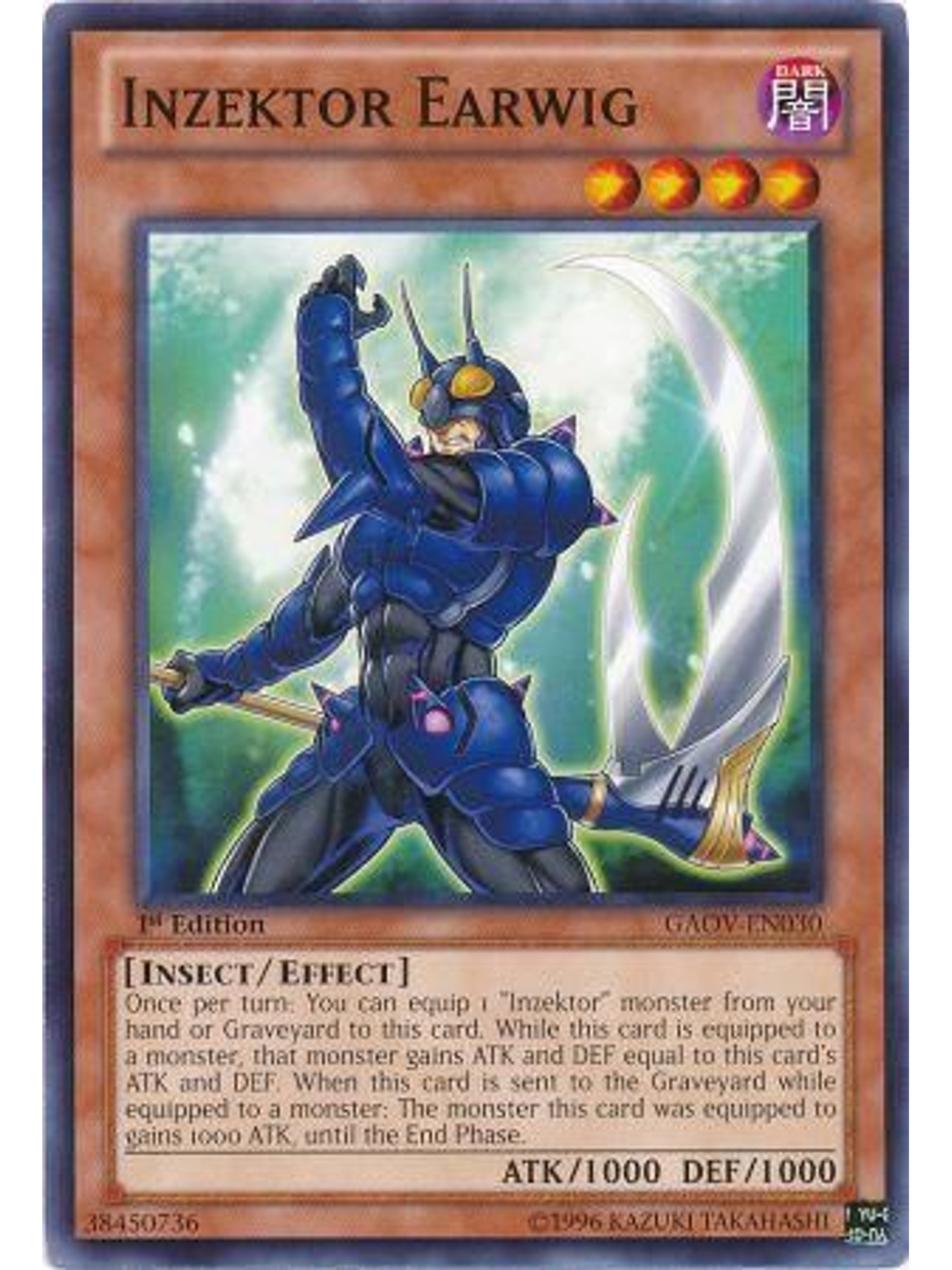 Inzektor Earwig - GAOV-EN030 - Common 1st Edition 1