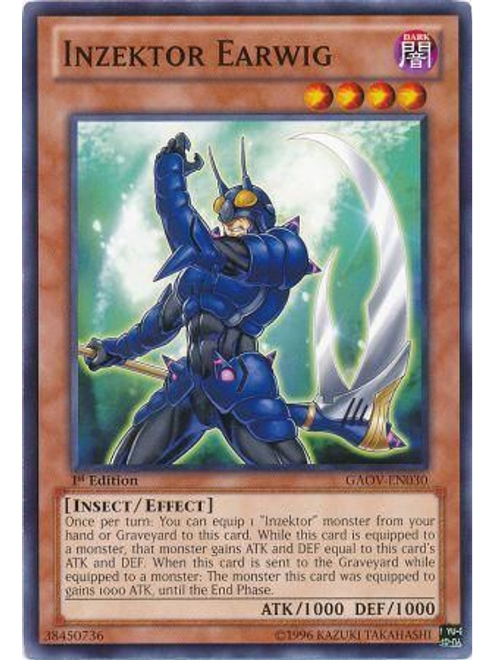 Inzektor Earwig - GAOV-EN030 - Common 1st Edition 1