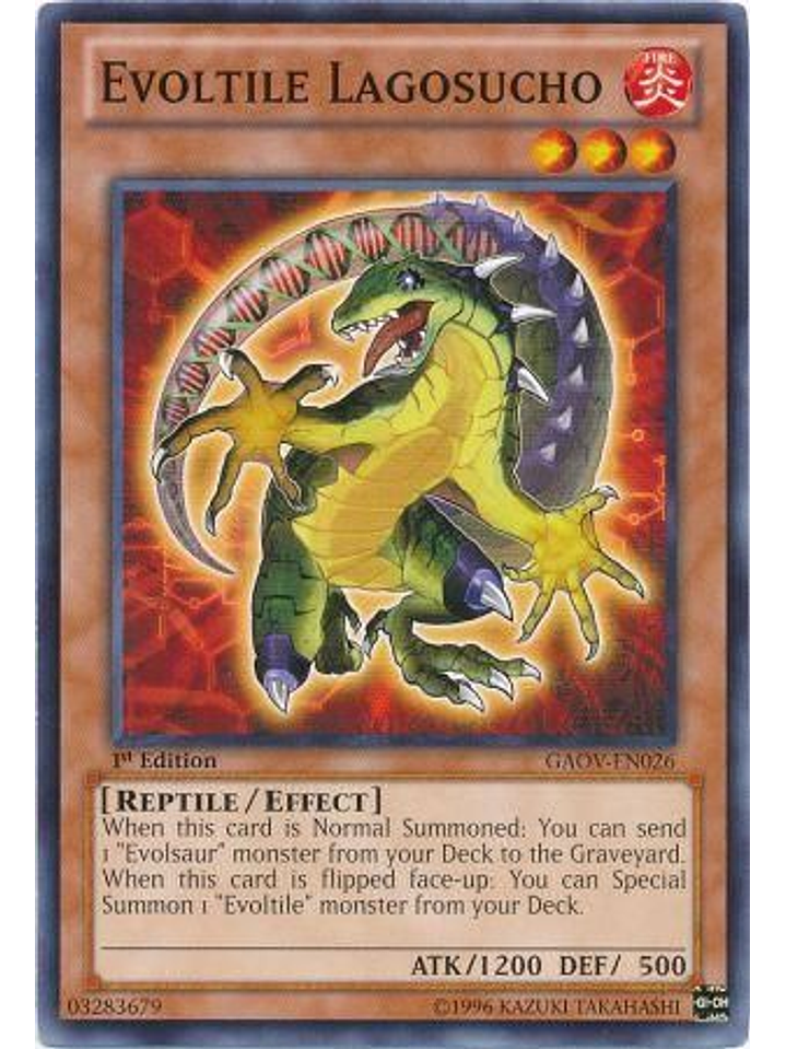 Evoltile Lagosucho - GAOV-EN026 - Common 1st Edition 1