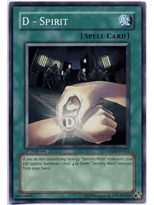D - Spirit - DP05-EN017 - Common 1st Edition
