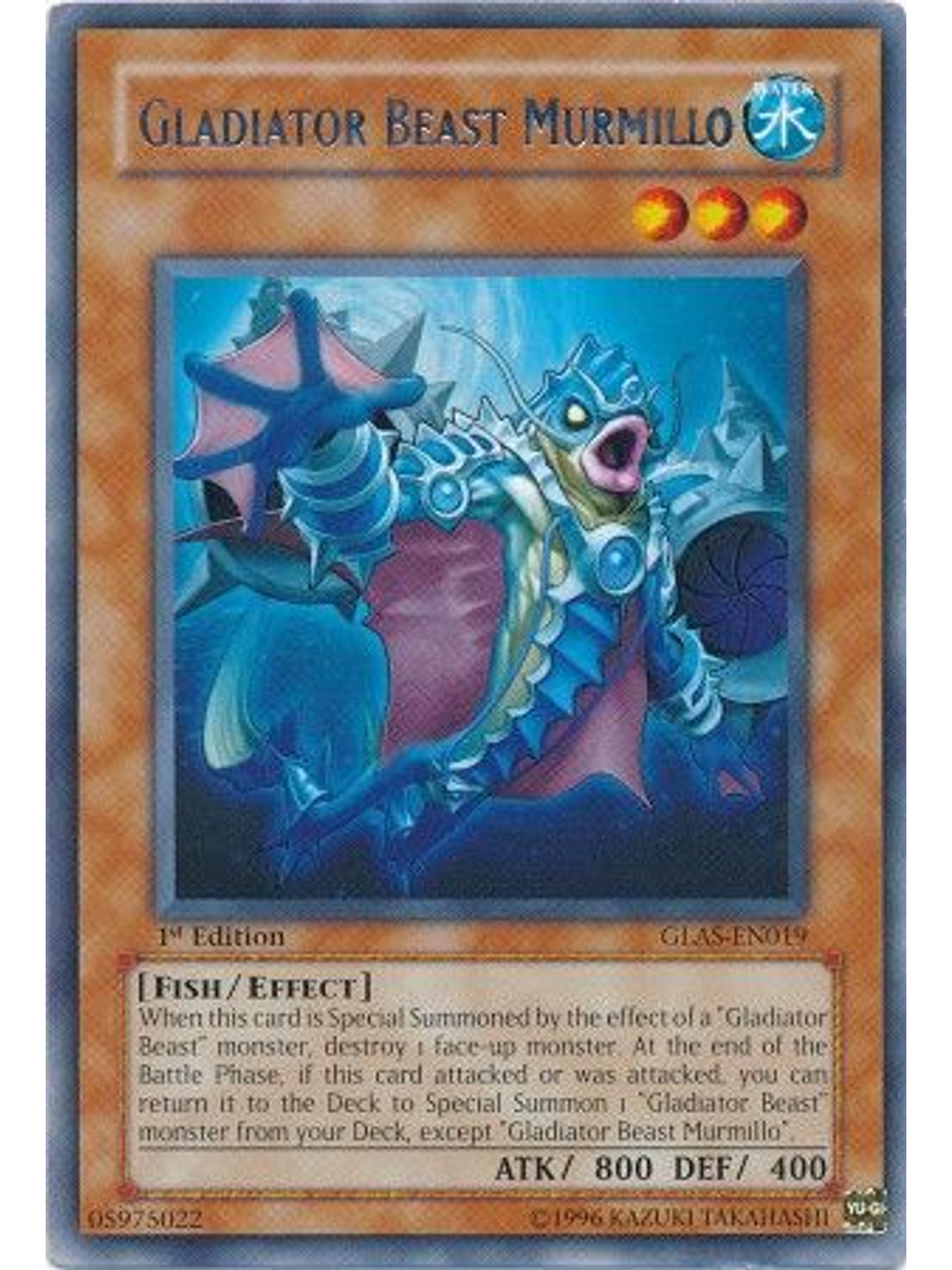 Gladiator Beast Murmillo - GLAS-EN019 - Rare 1st Edition 1